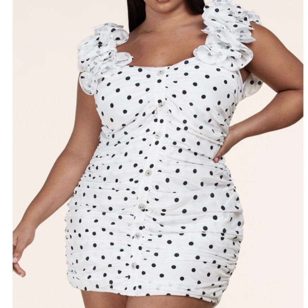 Can You Spot Me (Polka Dot) Dress